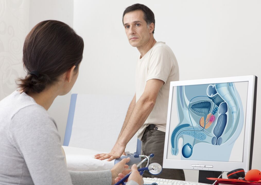 Consultazione con uno specialista in prostatite cronica