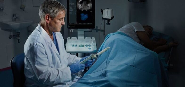 L'esame ecografico della prostata attraverso il retto è un metodo significativo per diagnosticare la prostatite